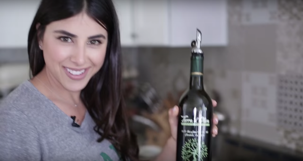 Daniella Monet uses Terra d'Oliva in a Spring Pearl Couscous Salad Recipe